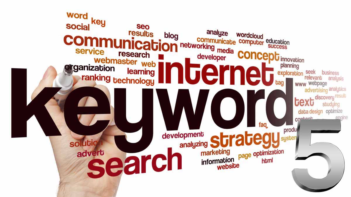 Posizionamento prima pagina su Google - 5 parole chiave